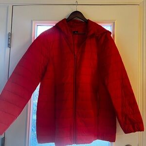 Red Quilted Jacket